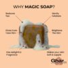 Sandalwood & Saffron Magic Soaps - 300g (Pack of 3) - Paraben Free