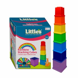 Rainbow Stacking Cubes - Activity Toy for Babies & Toddlers