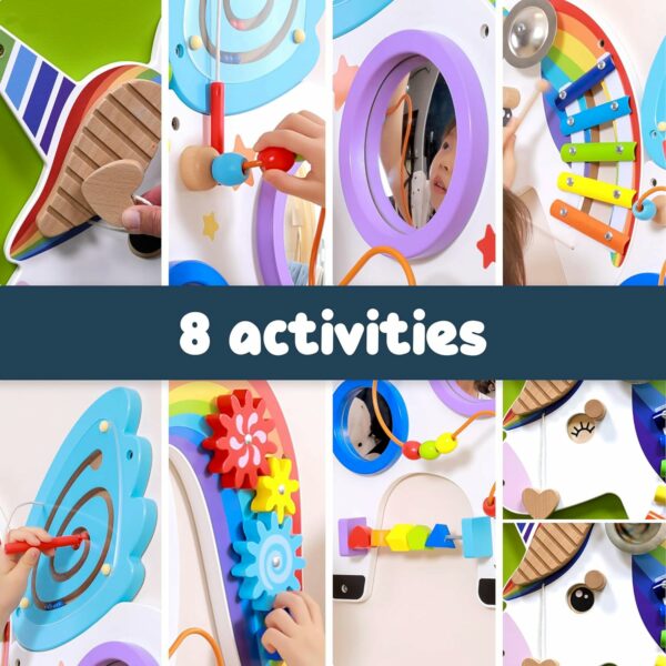 Unicorn Montessori Activity Wall Panel Toy for Kids - Image 5