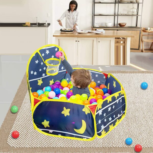 Hexagonal Ball Pool for Kids with 20 Balls - Indoor/Outdoor Fun - Image 6