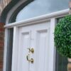 Plastic Boxwood Buxus Grass Hanging Topiary Ball - 32 cm Green