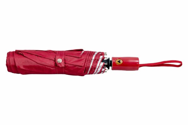 3 Fold Automatic Open Umbrella - UV Protection - Maroon - Image 3
