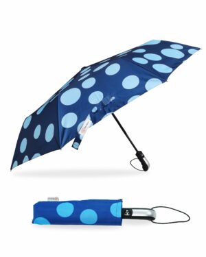 Compact Auto Open Close Umbrella - UV Coated, Waterproof