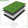 High Density Artificial Grass Carpet for Indoor & Outdoor Use - 5x8 Feet