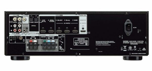 5.1 Ch. 4K Ultra HD AV Receiver with Bluetooth - AVR-X250BT - Image 3