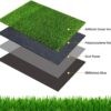 45MM Artificial Grass Carpet Mat for Balcony, Lawn, and More - 6.5x7.5 Feet