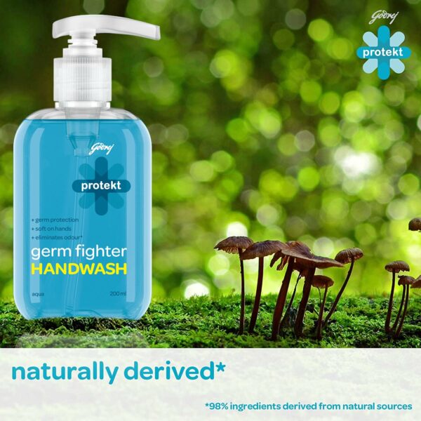 Germ Fighter Handwash Refill Pack - Aqua - 1.5 L - Image 2