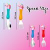 Unicorn Family Baby Spoon and Fork Cutlery Set - Stainless Steel