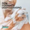 Luxury Bathing Loofah Pack of 2 - Aqua & Pink for Exfoliation