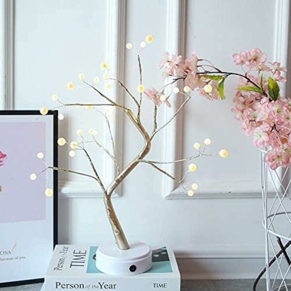 Elegant Bonsai Tree Light with 108 LED Warm White Lights - Image 5