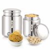 Airtight Stainless Steel Kitchen Canisters - 500ml & 750ml