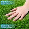 High Density Artificial Grass Carpet Mat - 6.5 x 5 ft, Natural Green