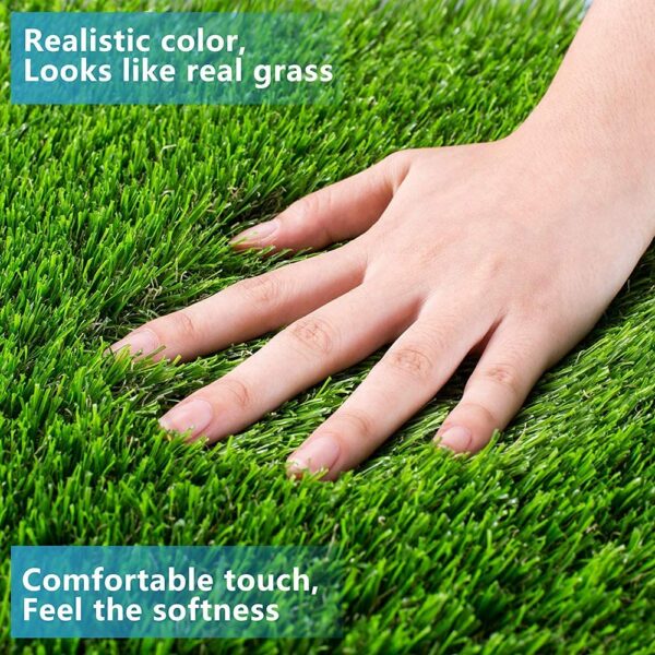 35MM Artificial Grass Mat for Balcony, Lawn, and Pets - 6.5x3 Feet - Image 2