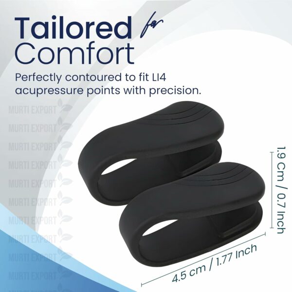 Portable Acupressure Clip for Headache Relief - 4 Piece Set - Image 4