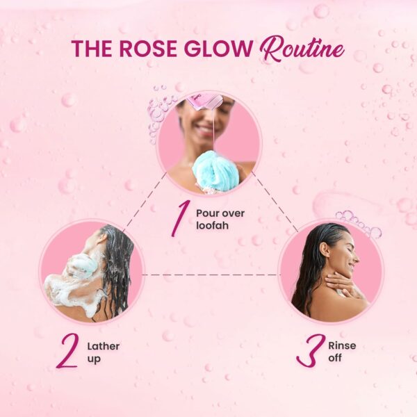 Gulabari Shower Gel with Damask Rose & Jojoba Oil - 250ml - Image 5
