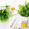 Set of 8 Artificial Eucalyptus Plants for Home Decor