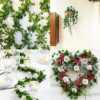 Pack of 6 Artificial Ivy Vines - 78.7 Inch Greenery Garland