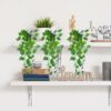 Artificial Hanging Ivy Plants with Pot - 50 cm (2 Pcs) for Home Decor