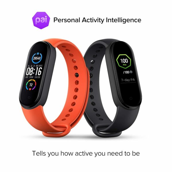 MI Smart Band 5 - 1.1" AMOLED Display, 14 Days Battery, 11 Sports Modes - Image 4
