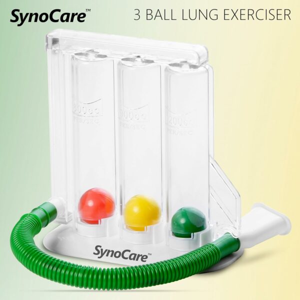 Deep Breathing Spirometer - Lung Exerciser for Respiratory Fitness - Image 2