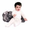 Big Size Elephant Plush Soft Toy for Kids - 60 cm Grey