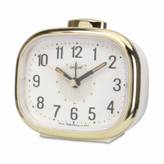 Elegant Analog Alarm Clock with Gentle Volume Control - 10.7 cm