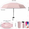 Compact Travel Umbrella - Lightweight, Waterproof & UV Protection
