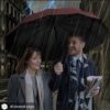 23 Inch Windproof Travel Umbrella with Auto Open/Close