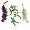 Set of 3 Artificial Veggies - Chilli, Onion, Garlic