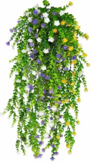 Artificial Hanging Monstera Leaves - 2 Pack, 65CM, UV Resistant