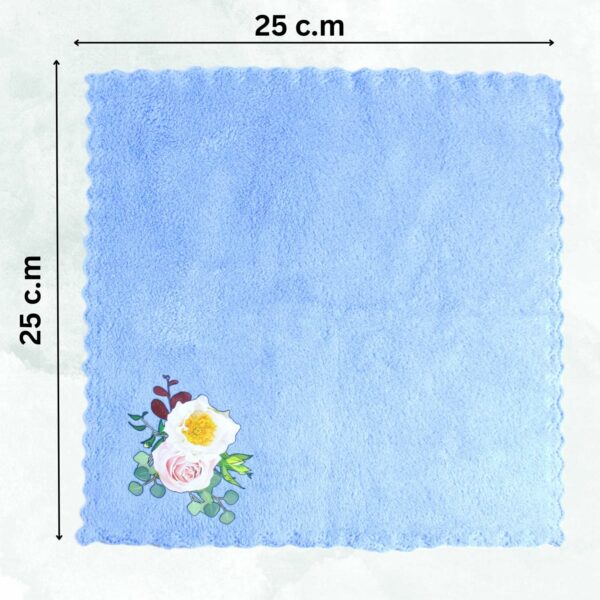 Microfiber Face Towels - Pack of 12 Soft & Absorbent 25x25 CM - Image 2