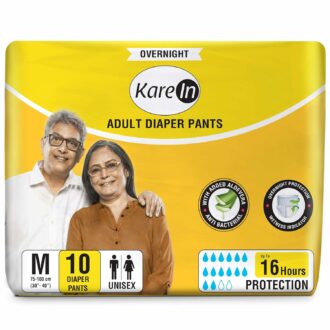 Overnight Adult Diaper Pants, Medium, 10 Count - Leakproof & Comfortable