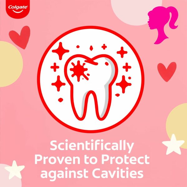 Kids Strawberry Toothpaste for Cavity & Enamel Protection - Image 3