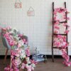 6 Ft Long Silk Carnation Garland for Weddings & Decor