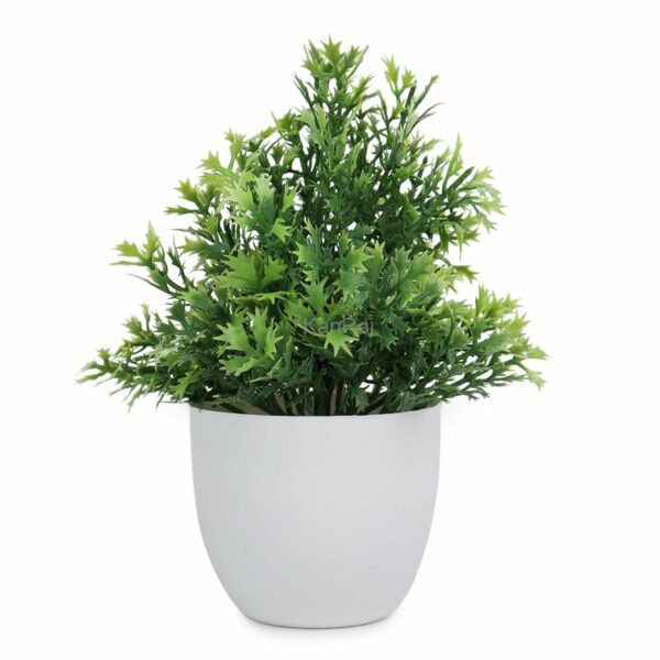 Set of 6 Multicoloured Artificial Bonsai Plants with Pots - Image 4