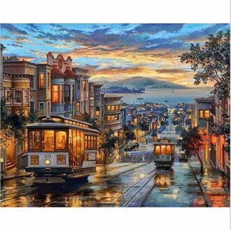 DIY Paint by Numbers Kit for Adults - 16x20 Inch Multicolor