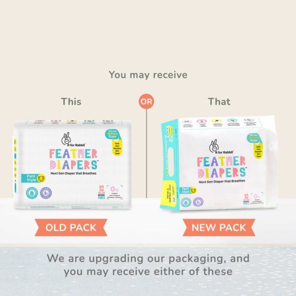 Premium Feather Diaper M Size for Babies 7-12 kgs - 48 Pack - Image 5