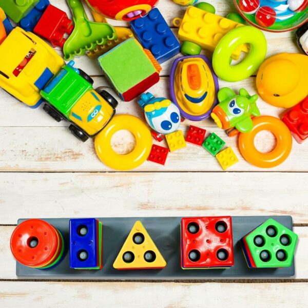 Montessori Learning Blocks for Toddlers - 20 Colorful Shapes - Image 4