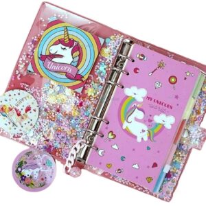 DIY Unicorn Diary for Girls - 13 in 1 Craft Kit, 40 Pages