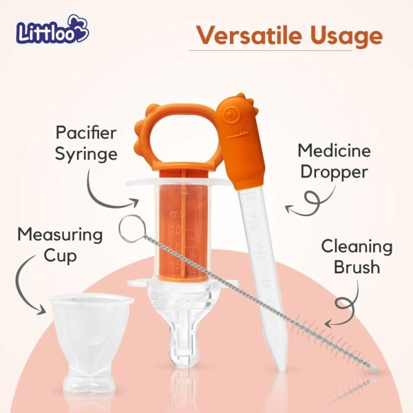 3-in-1 Baby Feeding Set: Dropper, Syringe Dispenser & Brush - Image 4