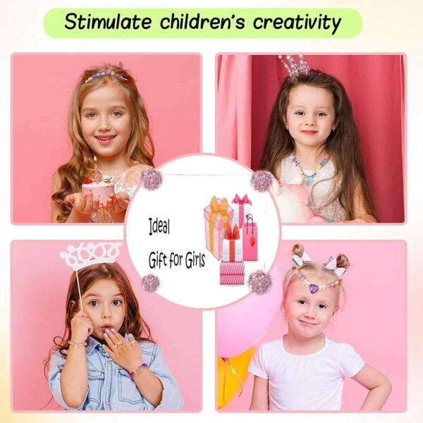Plastic Beads Craft Kit for Kids - DIY Jewelry Making Set - Image 5