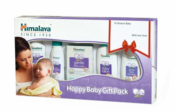 Himalaya Baby Gift Pack - Gentle Shampoo, Cream, Soap & Rash Cream - Image 2