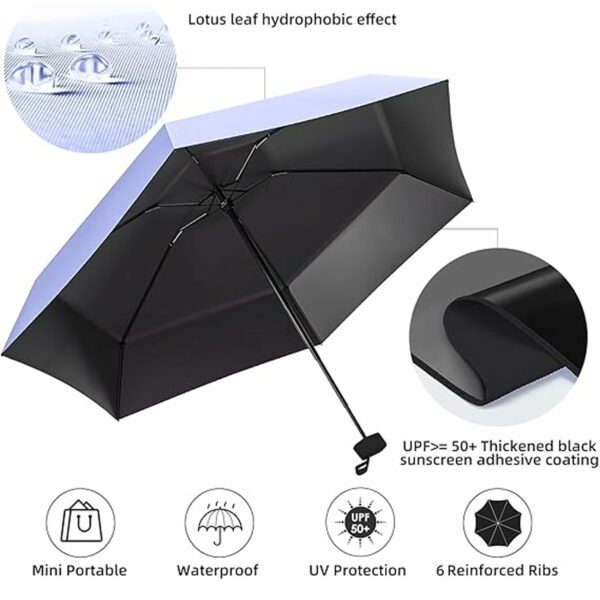 Compact Travel Umbrella - Lightweight & Windproof Design - Image 5