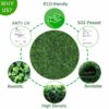 8PCS 20"x20" UV Protected Artificial Boxwood Panels for Indoor & Outdoor Use
