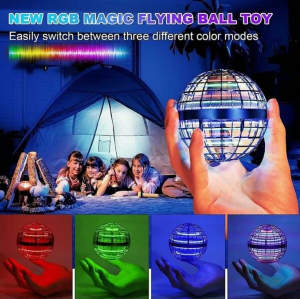 Flying Ball Toy - USB Rechargeable Magic Spinner for Kids & Adults - Image 2