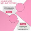Eco-Friendly 6mm Anti-Slip Yoga Mat with Carrying Strap - Pink