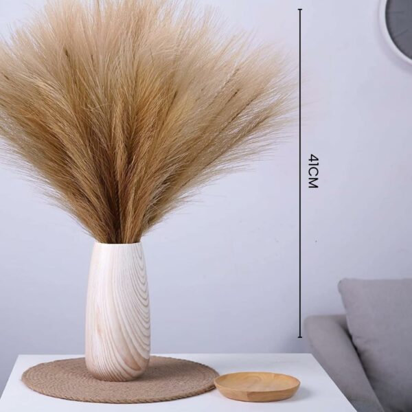 3-Piece Artificial Pampas Grass Set | French Beige Stems for D?cor - Image 3
