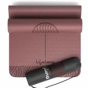 8mm Thick Non-Toxic Yoga Mat for Home & Studio Use