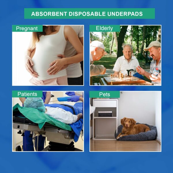 Super Absorbent Disposable Under Sheet 90x60 CM - 10 Count - Image 4