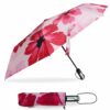 Compact 3-Fold Umbrella with Auto Open/Close & UV Protection